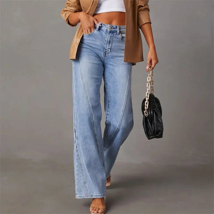 Solly™ |Chic  Flared Denim Jeans