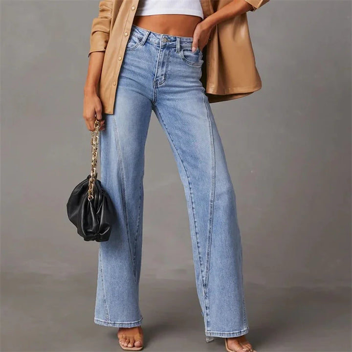 Solly™ |Chic  Flared Denim Jeans