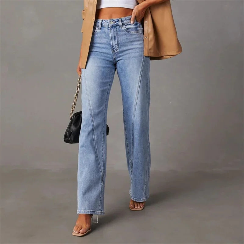 Solly™ |Chic  Flared Denim Jeans