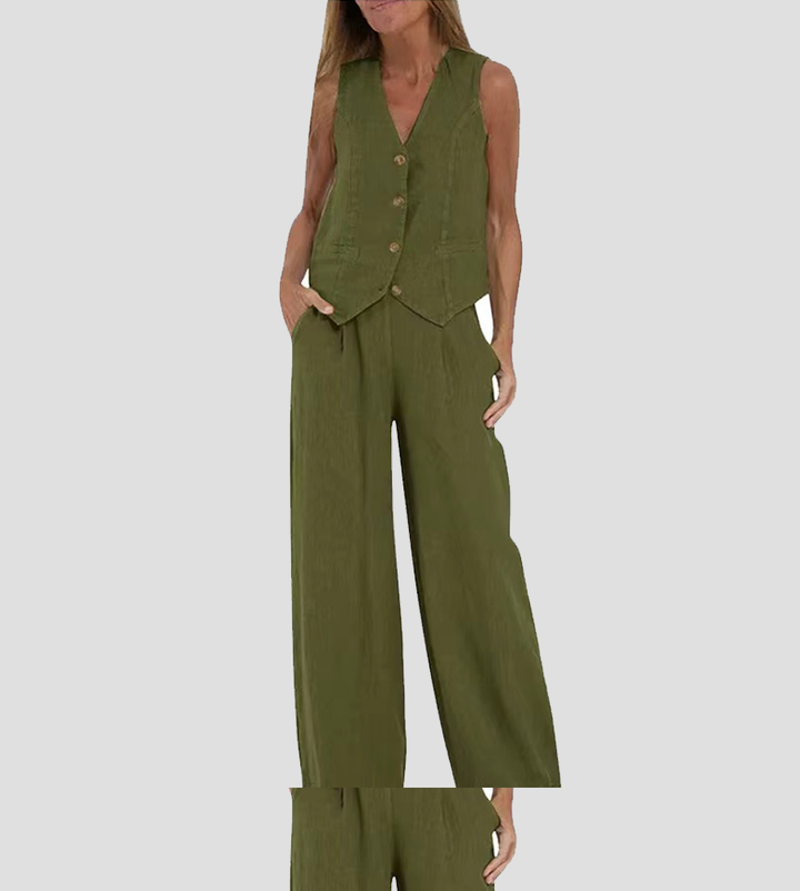 Adelaide™ | Sophisticated Vest & Trousers Set