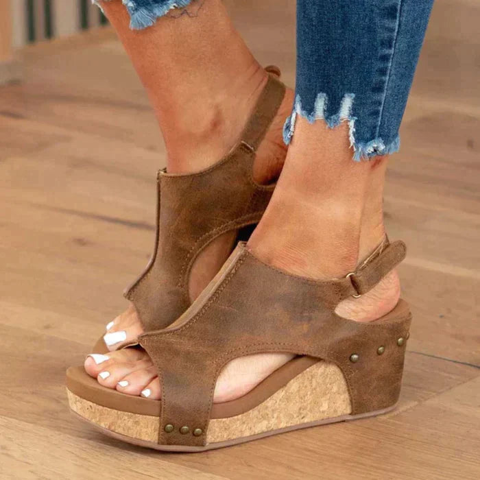 Elira™ | Lightweight Wedge Sandals