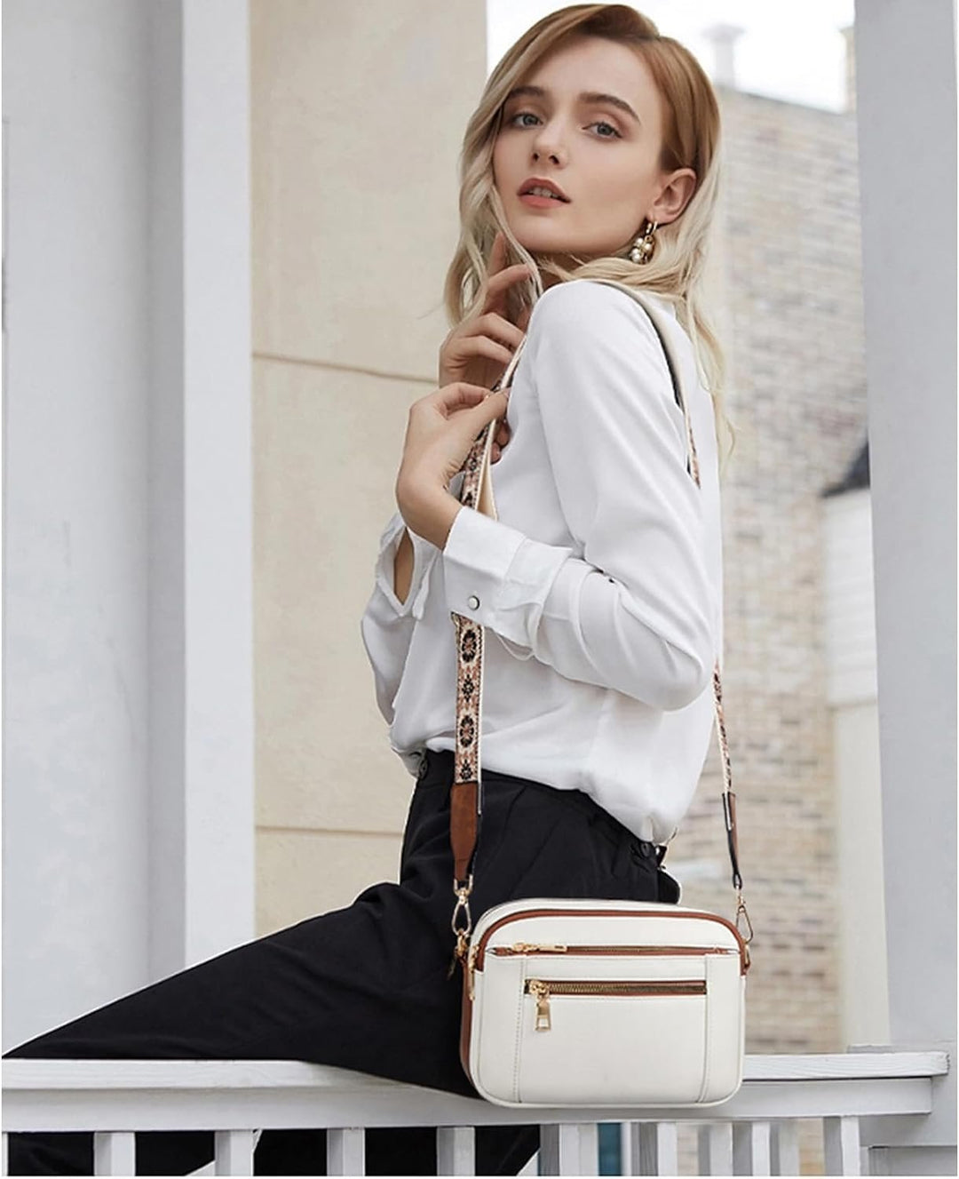 LuxeCraft™ | Elegant Leather Shoulder Bag