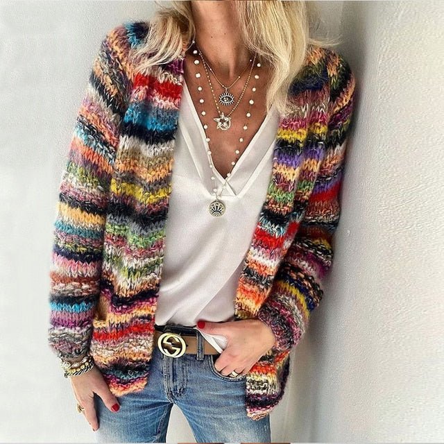 Charisse™ Vibrant Knit Cardigan (Almost Sold Out)