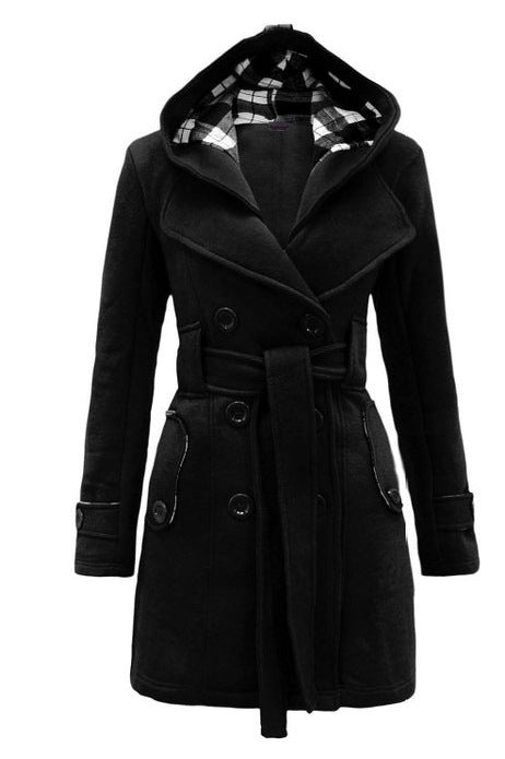 Celina™ | Hooded Pea Coat